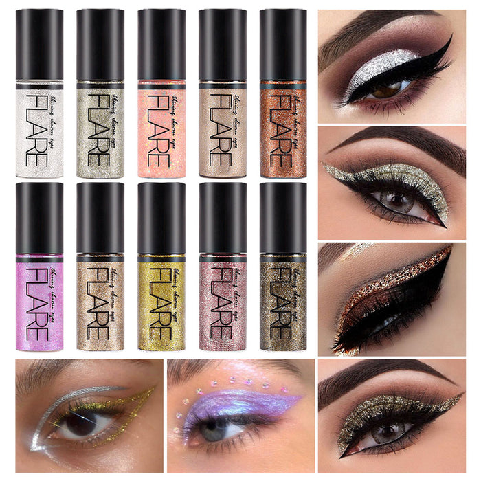 Liquid glitter eyeshadow set