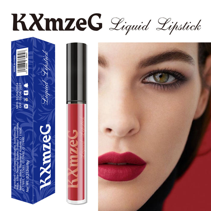 KXmzeG Matte Liquid Lipstick Lip Stain for Women ,Matte Lipstick Long Lasting Lipstick  24 Hours original Waterproof