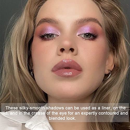 10Colors Pink Gold Brown Colorful Eyeshadow Palette Makeup,Natural Neutral Highly Pigmented Eye Shadow,Naturing-Looking Long Lasting Waterpr