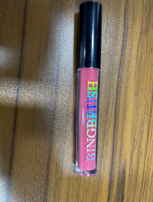 BINGBRUSH Liquid Matte Lipstick ,24 Hour Waterproof Velvet Nonstick Cup Lipgloss Lip Stain Pigmented Lip Makeup