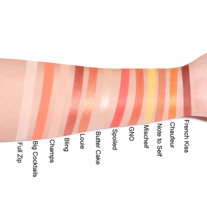 12 Colors Shimmer Eyeshadow Matte Glitter Eye Shadow Palette Natural Waterproof Long Lasting Pigmented (Set05)