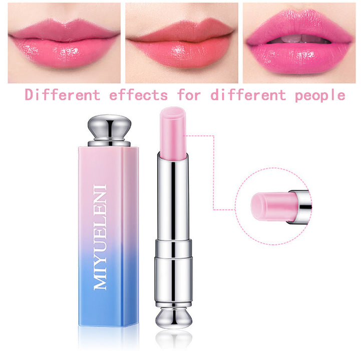 MIYUELENI 3 Colors Changing Moisturizing Lipstick set,Temperature Change Mood Magic Lipstick Moisturizer Waterproof Long Lasting Korean Lip Tint Jelly Crystal Lipstick kit
