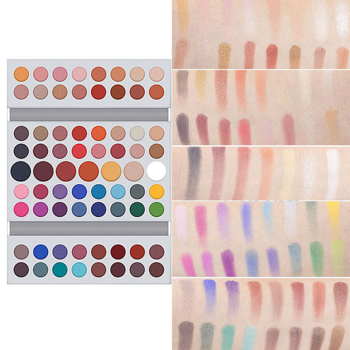 evpct 71 Color Rainbow Matte and Shimmer Eyeshadow Palette Makeup Pallet,Cheap Bright Colorful Dark Eyeshadow palette Paletts High Pigmented Long Lasting Waterproof paleta de maquillaje profesional