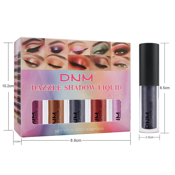 Liquid Glitter Eyeshadow Pearlescent Liquid Eyeshadow Waterproof Quick  Drying For Daily Makeup 5#