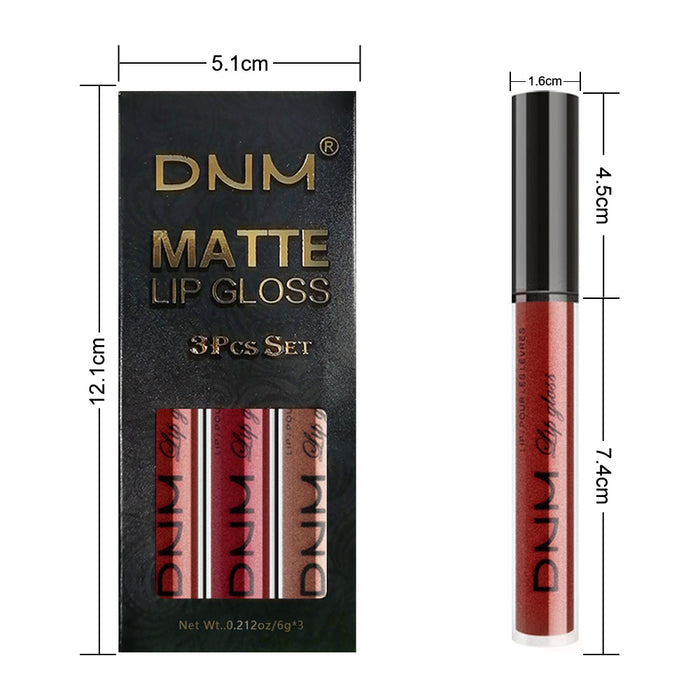 3Pcs Metallic liquid lipstick Set,Pearl Metal Glitter Shimmer Shinning Red Matte Lipstick Lip Stain Long Lasting 24 Waterproof Lip Gloss Gift Set,Lipstick Sets for Women Lippies Makeup Lipgloss Kit04