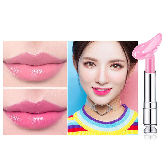 3 Pcs Color Changing Lipstick,Mood Magic Lipstick Long Lasting Moisturizer Waterproof Korean Lip Tint Jelly Crystal Lipstick Set