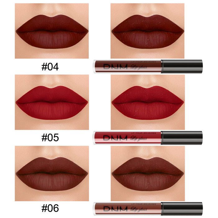 3Pcs Matte 24-hour Liquid Lipstick Sets,Dark Red Purple Matte Lipstick Lip Stain Long Lasting 24 Waterproof Lip Gloss Gift Set Matt Lipsticks Set Matt Liquid Makeup Lipstick for Women Lippies Kit02