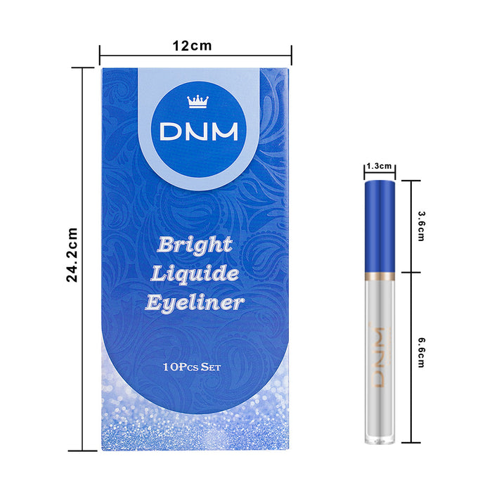 evpct 10 Colors Colored Matte Liquid Eyeliner Colorful Set,White Red Blue Black Green Purple Pink Orange Rainbow Waterproof Liquid Eyeliner Pen Pencil Set Eye Liners for Women Waterproof Smudgeproof