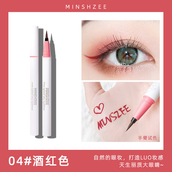 MINSHZEE Matte Liquid Eyeliner Set, Colorful Eyeliers Pencil Waterproof Eyeliner Liquid Pen,with Flexible Felt Tip Professional Smudge Proof Hypoallergenic Multi Colored Makeup Pen