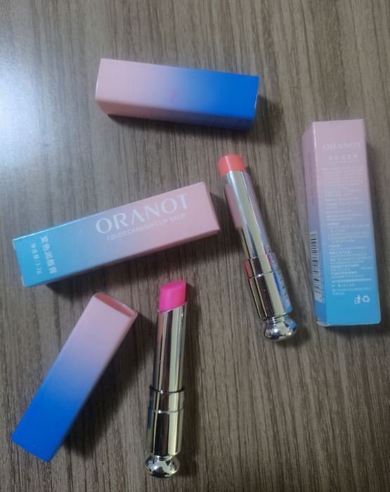 ORANOT Color Changing Change Lipstick Lip Balm,Korean Magic Lipstick Color Change Changing Lip Tint Tinted Stain Gloss Balm Long Lasting Waterproof Moisturizer Jelly Crystal Lipstick Set for Women