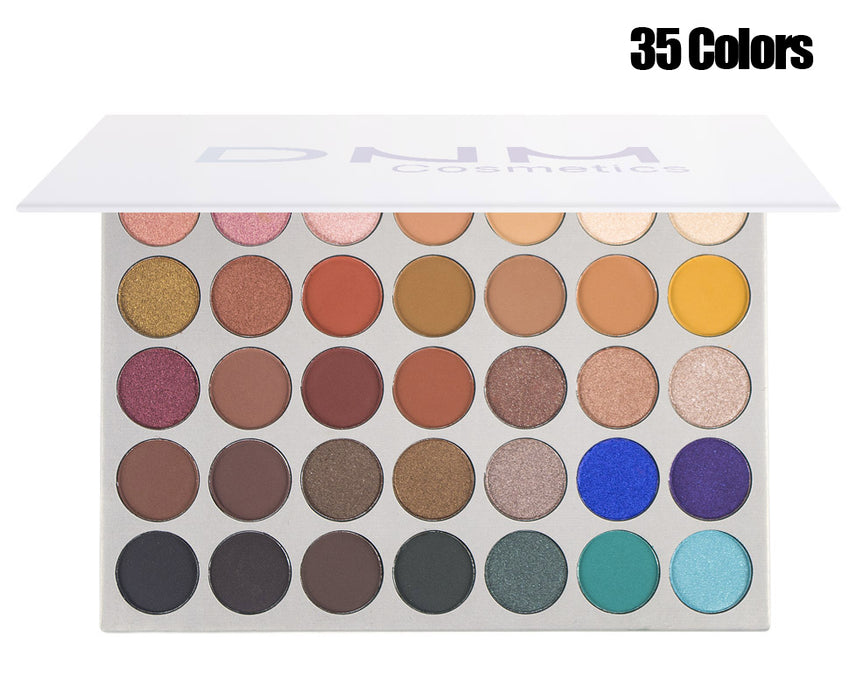 35 Colors Eyeshadow Palette Pro Matte Shimmer Makeup Pallet Pigmented Eye Shadow Powder Natural Colors Long Lasting Waterproof Makeup