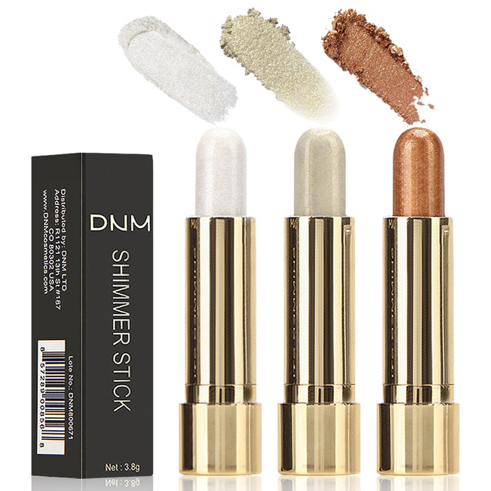 3 Pcs Pearlescent Repair Stick DNM Highlight stick Face brightening concealer pearl light repair stick (3 Pcs Repair Stick)