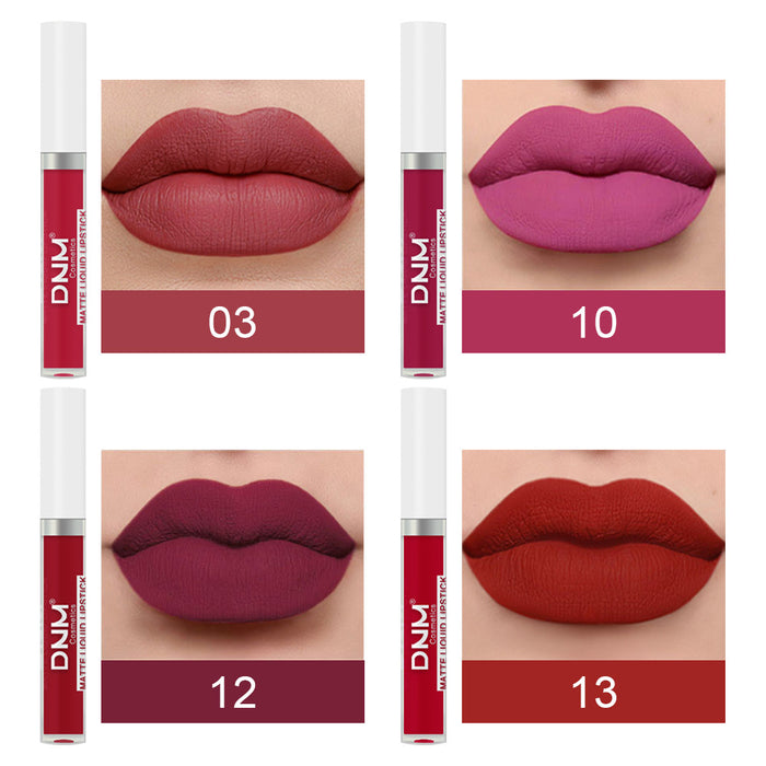 5Pcs Matte Liquid Lipstick+1Pcs Clear Lip Plumping Plumper Gloss Oil Makeup Set Kit, Long Lasting Waterproof Moisturizing Velvet High Pigmented Lipstick Lip Stain Glaze Makeup Gift Sets for Women 02