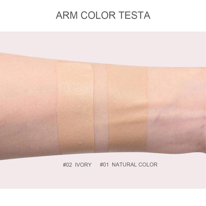 Air Cushion BB Cream,Mushroom Head Concealer Moisturizing Pigment Foundation, Lasting Nude Makeup, Even Skin Tone Makeup Base Primer (A-natural)