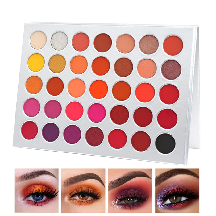 35 Colors Eyeshadow Palette Pro Matte Shimmer Makeup Pallet Pigmented Eye Shadow Powder Natural Colors Long Lasting Waterproof Makeup
