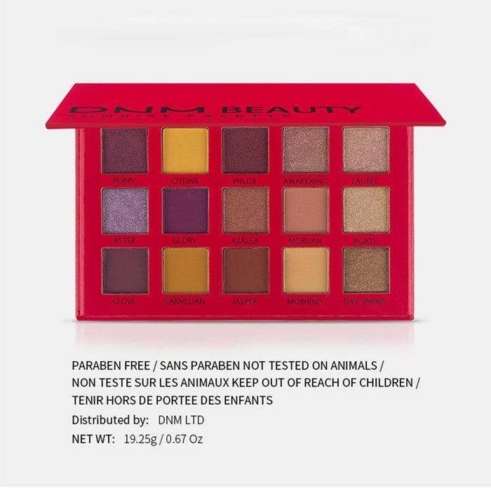 15 Colors Matte Eyeshadow Palette Pearlescent Makeup Pallet Magic Mermaid Eye Shadows Highly Pigmented - Professional Cosmetic (15 colors)