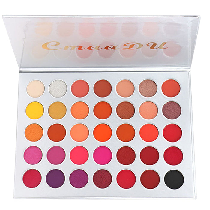 35 Colors Eyeshadow Palette Pro Matte Shimmer Makeup Pallet Pigmented Eye Shadow Powder Natural Colors Long Lasting Waterproof Makeup