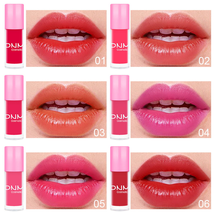 6Pcs Bright Vivid Color Lip Tint With Vibrant, Moisturizing, Long-wear, Non-sticky, Lightweight Lip Stains Tumbler Magnetic Levitation Decompression Rouge Lip Gloss Girls Women Gift Set