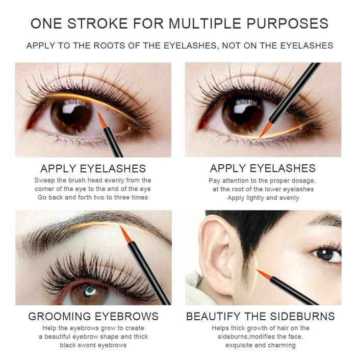 Eyelash Growth Serum,Grow Longer Fuller Eyelashes, Rapid Growth Serum for Thicker & Longer Lashes - for Men and Women