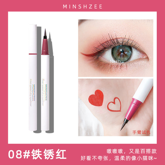 MINSHZEE 3Pcs Matte Waterproof Colored Rainbow Liquid Eyeliner Colorful Eyeliner pencil Set,White Blue Black Liquid Eye Liner Color Eyeliner Pen Set Waterproof delineador de ojos de colores