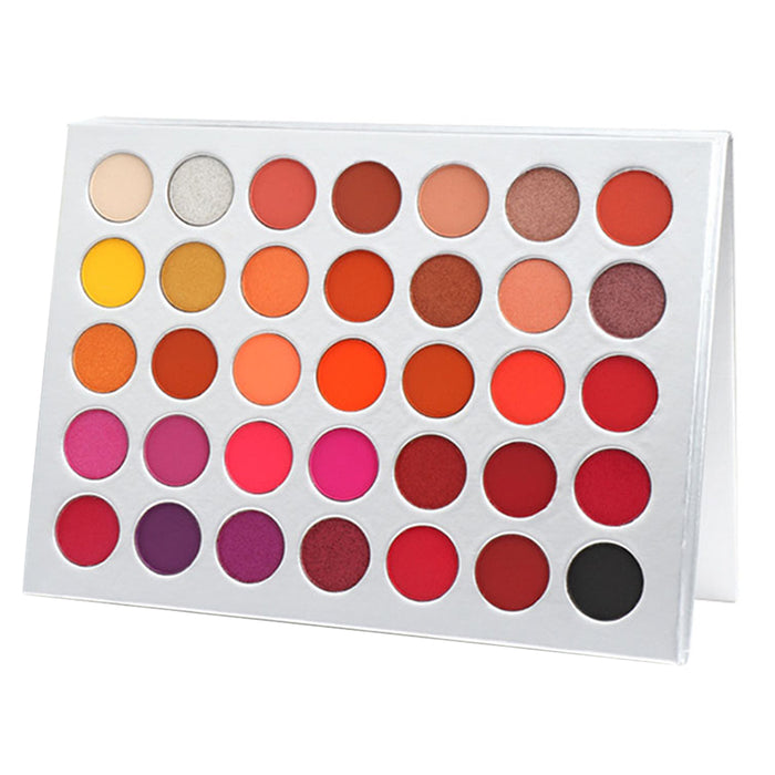 35 Colors Eyeshadow Palette Pro Matte Shimmer Makeup Pallet Pigmented Eye Shadow Powder Natural Colors Long Lasting Waterproof Makeup