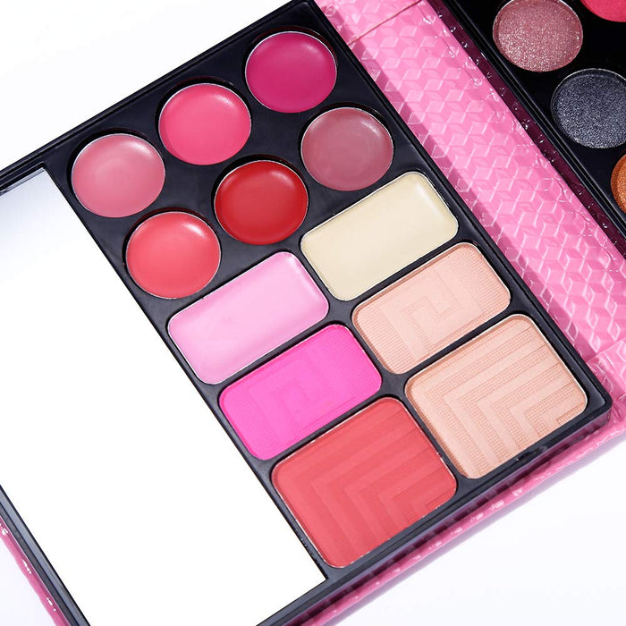 All in One Makeup Kit - 20 Eyeshadow, 6 Lip Glosses, 3 Blushers, 2 Powder, 1 Concealer, 1 Mirror, 1 Brush, Make Up Gift Set for Teen Girls, Beginners And Pros,blush makeup palette
