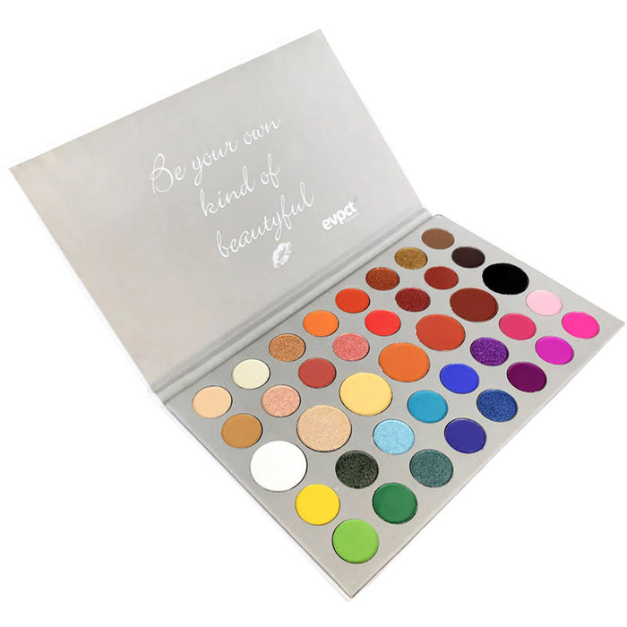 evpct 39 Color Rainbow Matte and Shimmer Eyeshadow sombras de ojos Palette Makeup Pallet,Bright Colorful Dark Eyeshadow palette Paletts High Pigmented Long Lasting Waterproof paleta de maquillaje