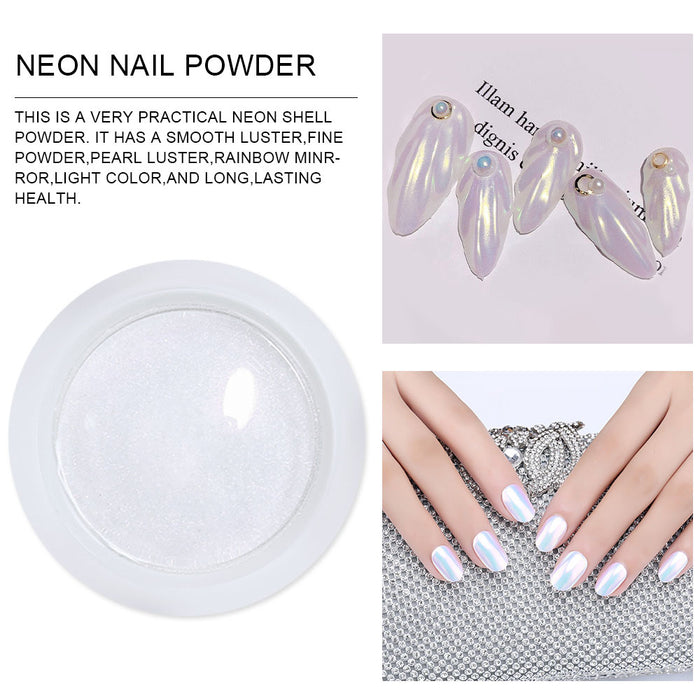 Red Nail Mirror Chrome Powder Metallic Colour Nails Shimmer Loose